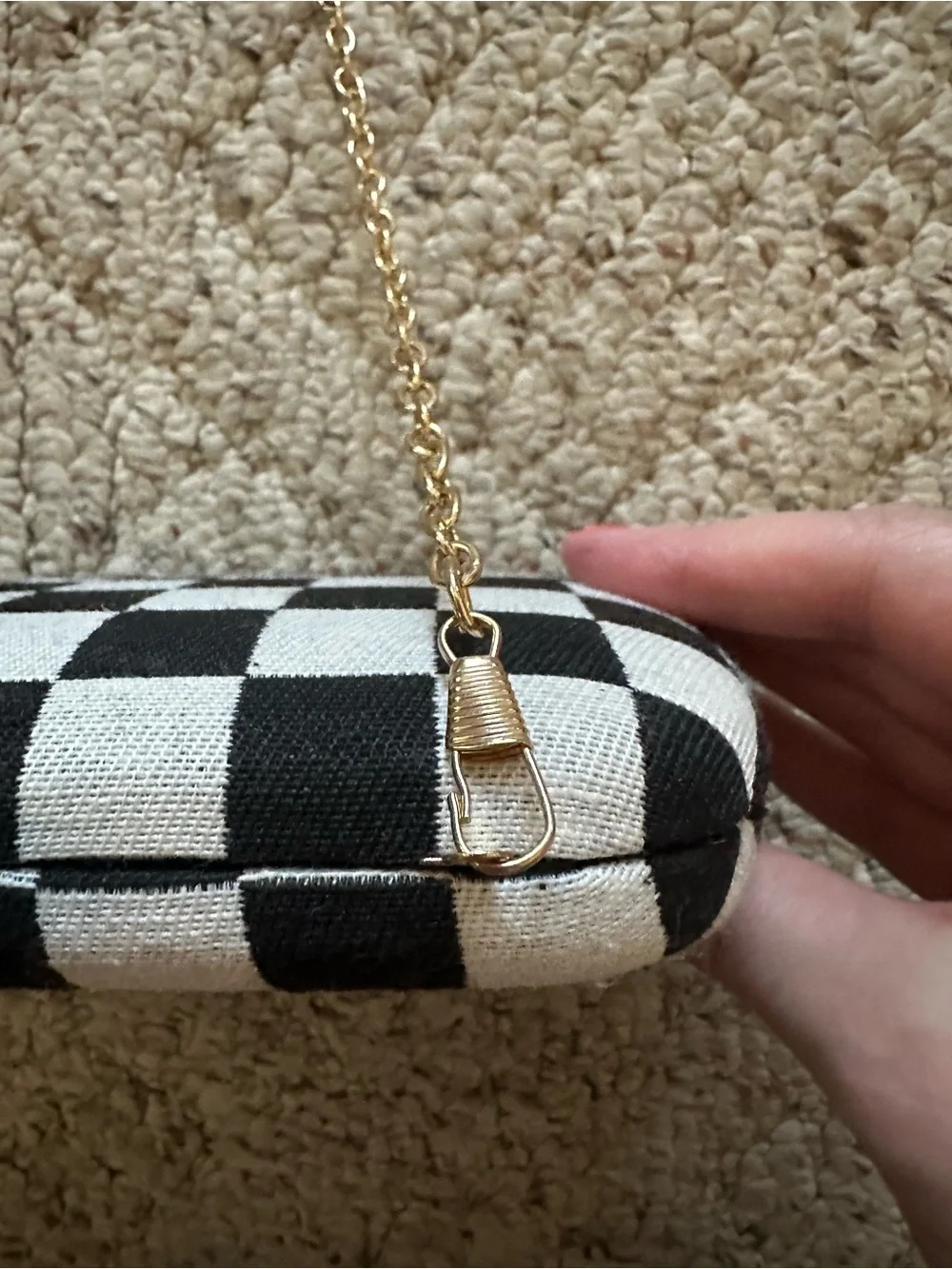 Shiraleah Checkered Clutch